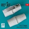 RESKIT RSU48-0361 Su-27 Flanker exhaust nozzles for GWH kit (3D Printed) (1/48)